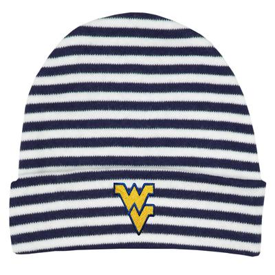 West Virginia Striped Knit Cap
