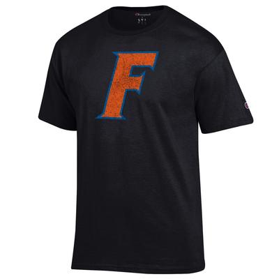 Florida Champion Distressed F Logo Tee BLACK