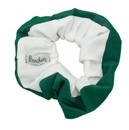  Pomchies Green And White Hair Scrunchie