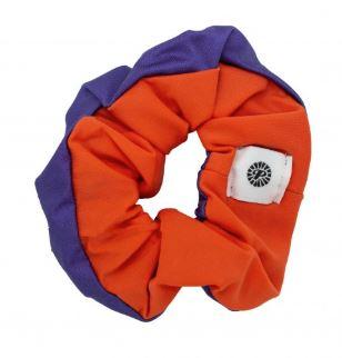 Pomchies Purple and Orange Hair Scrunchie