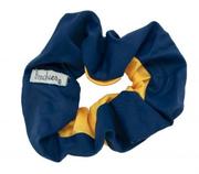  Pomchies Navy And Gold Hair Scrunchie