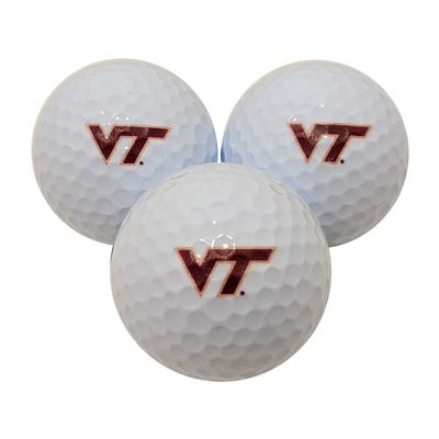 Virginia Tech 3 Pack Golf Balls