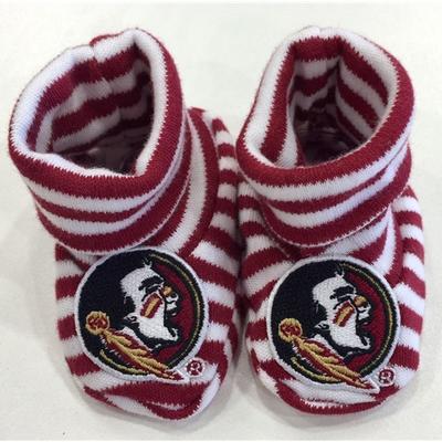 Florida State Infant Striped Booties 