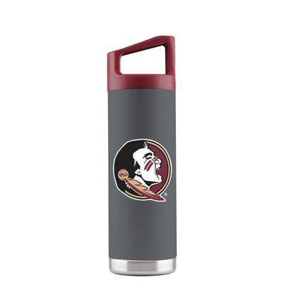 Florida State 16 oz Gray With Primary Logo Bottle