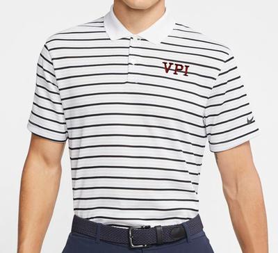 Virginia Tech Nike Golf VPI Dry Victory Stripe Polo