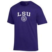  Lsu Champion Short Sleeve T- Shirt With The University Seal
