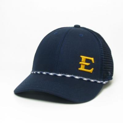 ETSU Legacy Men's Lo-Pro Left Hit Rope Adjustable Trucker Hat