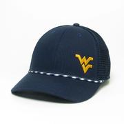  West Virginia Legacy Men's Lo- Pro Left Hit Rope Adjustable Trucker Hat