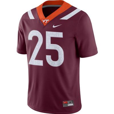 Virginia Tech Nike #25 Game Jersey