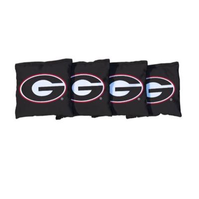 Georgia G Black Cornhole Bag Set
