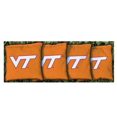 Virginia Tech VT Orange Cornhole Bag Set