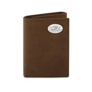  Lsu Zep- Pro Leather Concho Trifold Wallet