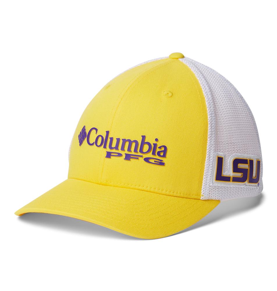 LSU, LSU Columbia PFG Mesh Hat
