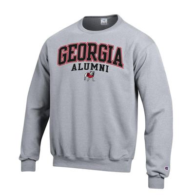 Georgia Alumni Arch Logo Crew Fleece Pullover
