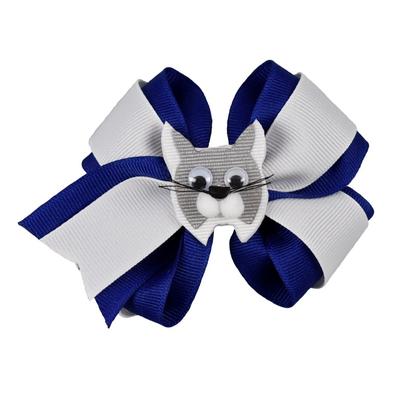 Royal & White Knotted Bow