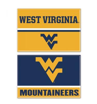 West Virginia 2 pk Rectangle Fridge Magnets
