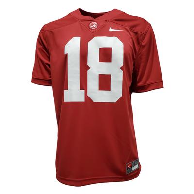 Alabama Nike #18 Men's Game Jersey