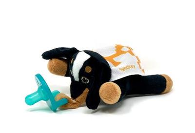 Tennessee Gamezies Plush Mascot Pacifier Holder