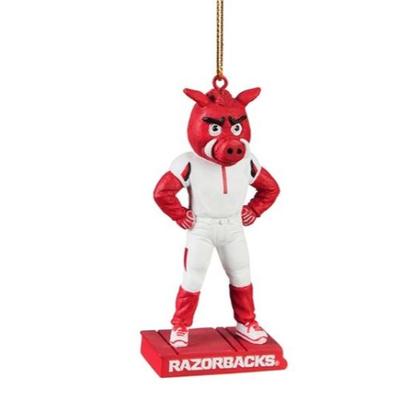 Arkansas Mascot Statue Ornament