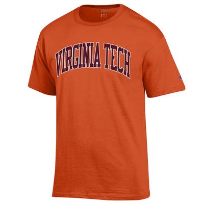 Virginia Tech Champion Arch T-Shirt ORANGE