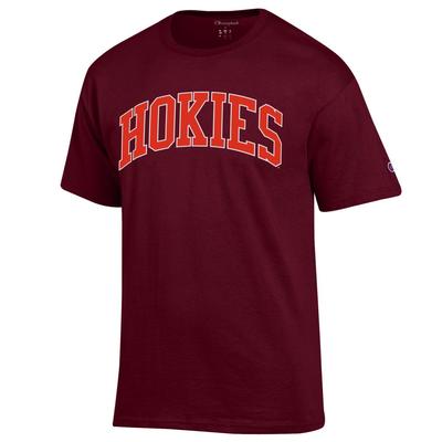 Virginia Tech Champion Hokies Arch T-Shirt MAROON