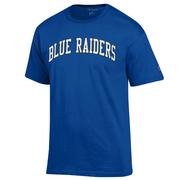  Mtsu Champion Men's Blue Raiders Arch Tee Shirt
