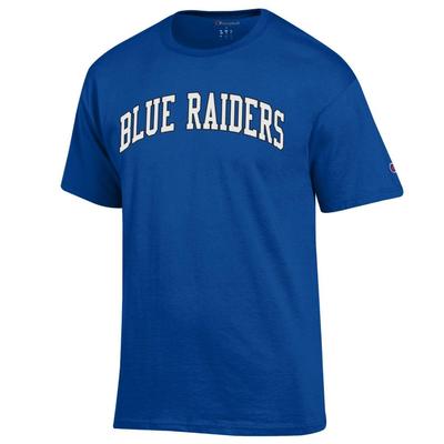 MTSU Champion Men's Blue Raiders Arch Tee Shirt ROYAL