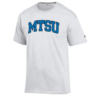 MTSU Champion Men's Arch Tee Shirt WHITE