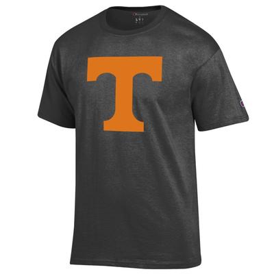 Tennessee Champion Men's Giant Logo Tee Shirt GRANITE_HTHR