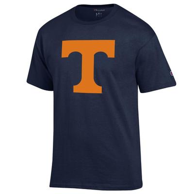 Tennessee Champion Men's Giant Logo Tee Shirt NAVY