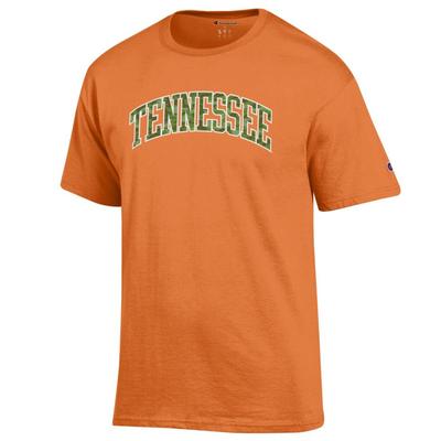 Tennessee Champion Men's Camo Arch Tee Shirt