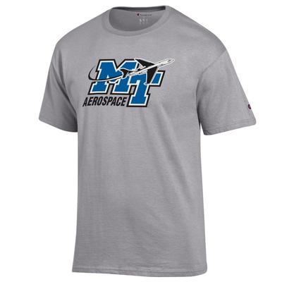 MTSU Champion Men's Aerospace Logo Tee Shirt OXFORD