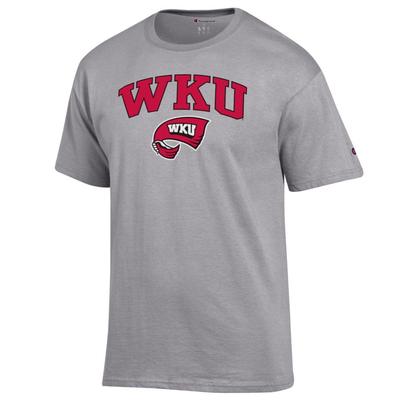 Western Kentucky Champion Men's Arch Towel Logo Tee Shirt