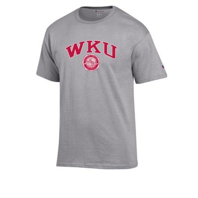 Western Kentucky Champion Men's Arch College Seal Tee Shirt OXFORD