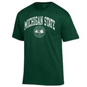  Michigan State Champion Arch College Seal Tee Shirt