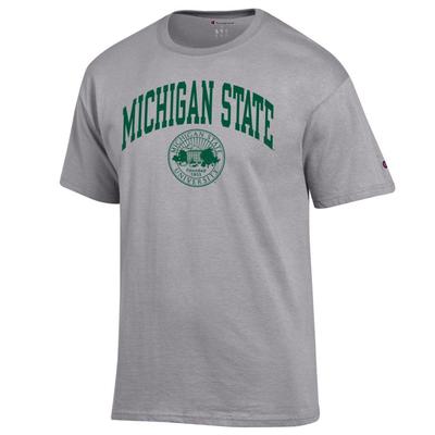 Michigan State Champion Arch College Seal Tee Shirt OXFORD