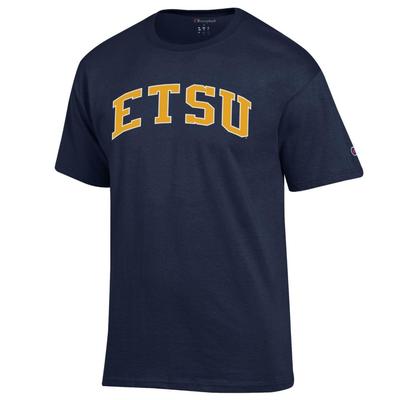 ETSU Champion Arch Tee Shirt NAVY