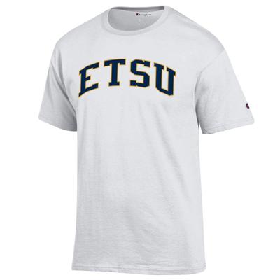 ETSU Champion Arch Tee Shirt WHITE