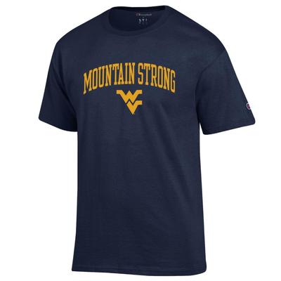West Virginia Champion Men's Mountain Strong Arch Tee Shirt