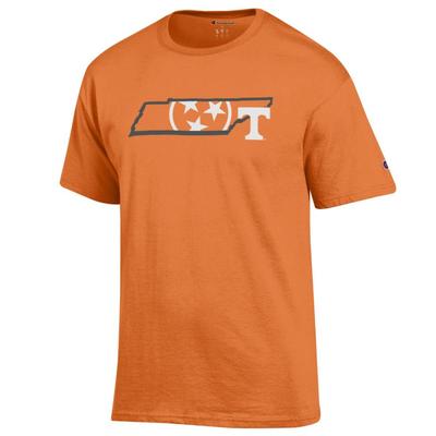 Tennessee Champion Men's Tri Star State Tee Shirt
