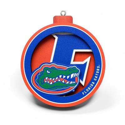 Florida 3D F Logo Ornament