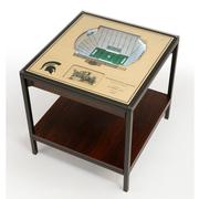  Michigan State Spartan Stadium Lighted End Table