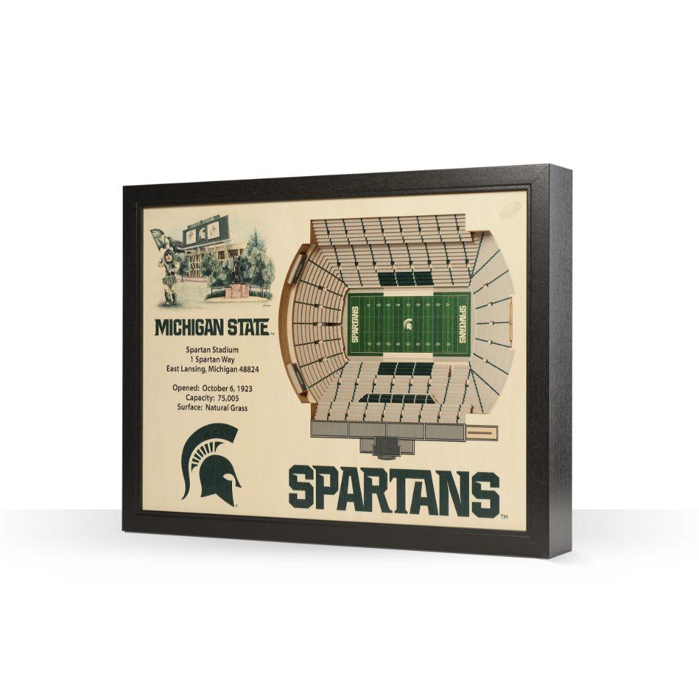  Michigan State Spartan Stadium Wall Art