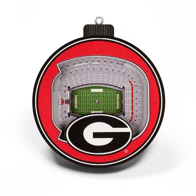 Georgia 3D Stadium Ornament