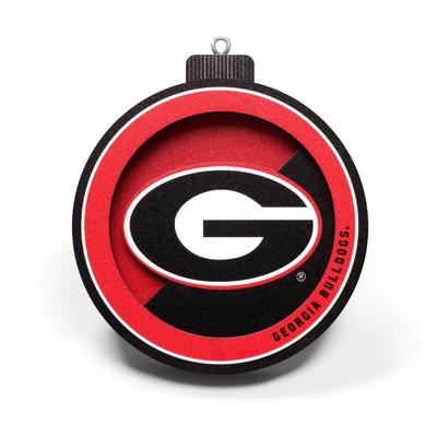 Georgia 3D Logo Ornament