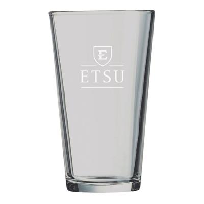 ETSU 16 oz Pint Glass
