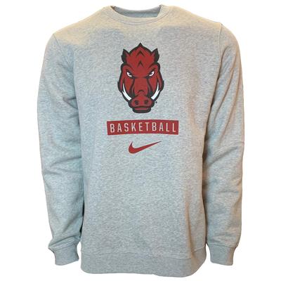 Arkansas Nike Basketball Club Crew Sweatshirt