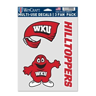 Western Kentucky 3 Pack Decals