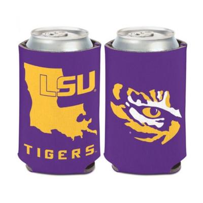 LSU 12 oz State Can Cooler