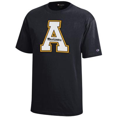 Appalachian State Champion Youth Giant Block A Tee